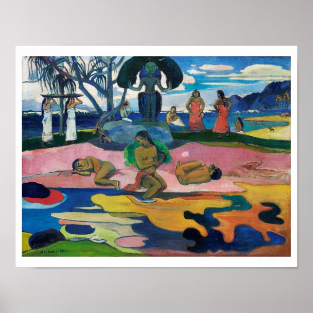 "DIA DO DEUS" PAUL GAUGUIN POSTER 1894 (Frente)