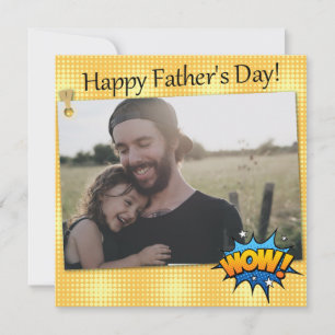 Dia do Dia de os pais Super-herói adicione sua pr