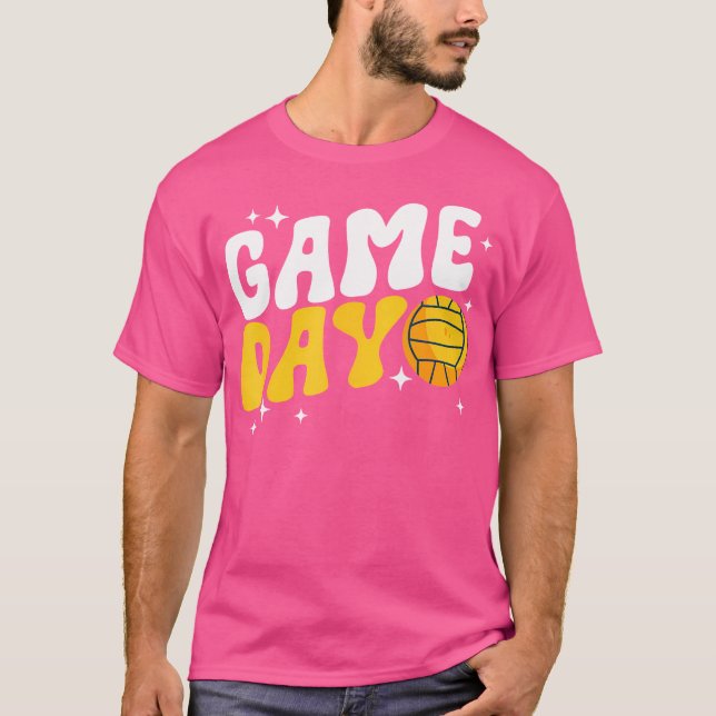 Dia do Jogo Groovy Water Polo Game Day (Frente)