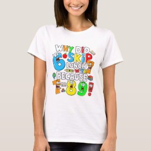 Dia do Número Camiseta Divertida de Matemática 7 8
