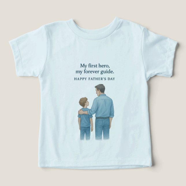 Dia do pai da camisa (Design frontal)