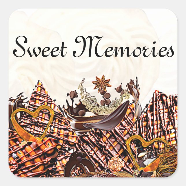 DIA DO SOL DOCE! :) ADESIVO QUADRADO (Frente)