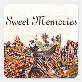 DIA DO SOL DOCE! :) ADESIVO QUADRADO