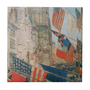 Dia dos Aliados, maio de 1917, por Childe Hassam, 