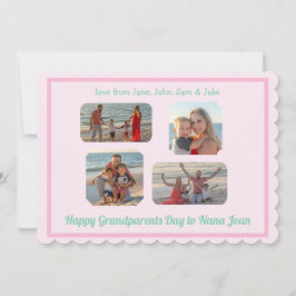 Dia dos Avós da FOTO FOTO de Borda Rosa