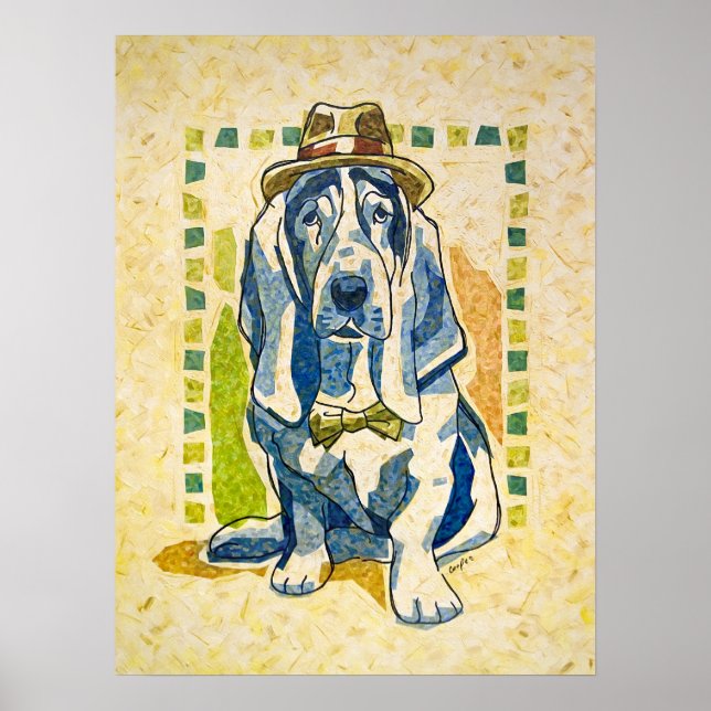 "Dia dos Cachorros Passado" Impressão (Frente)