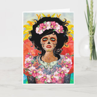 DIA DOS MORTOS POR TRISTAN BERLUND CARTÃO