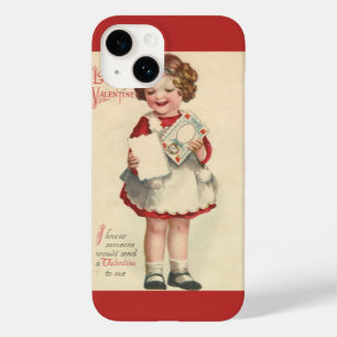 Dia dos namorados bonito do vintage, menina com