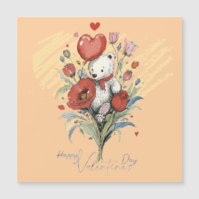 Dia dos Namorados com Urso Teddy Rico (Frente)