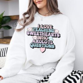 Dia dos Namorados do Professor Camiseta de Axolote