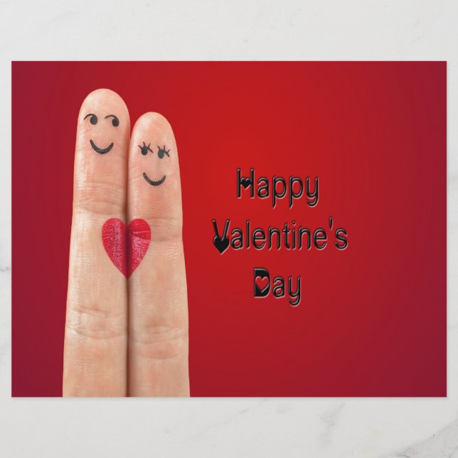 Dia dos Namorados Happy Fingers (Frente)