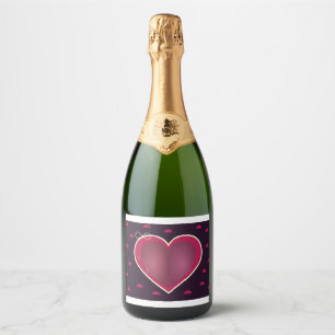 Dia dos Namorados, rótulos de champanhe 🍾 🥂
