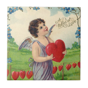 Dia dos Namorados Vintage, Anjo Vitoriano com Cora