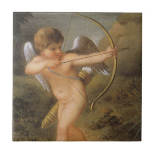 Dia dos Namorados Vintage, Cupido com Arco e Flech