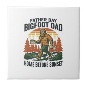 Dia dos Pais Camisa Bigfoot Pai O Homem O Mito O