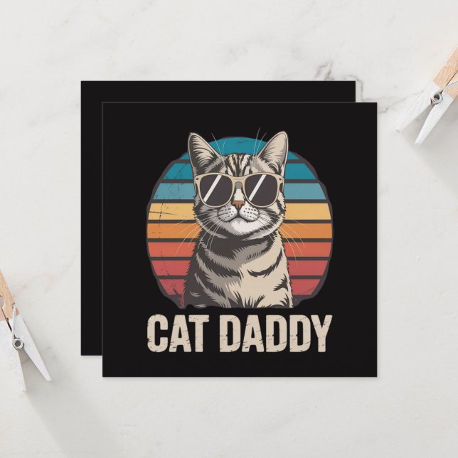 Dia dos Pais Cat Daddy (Frente/Verso In Situ)