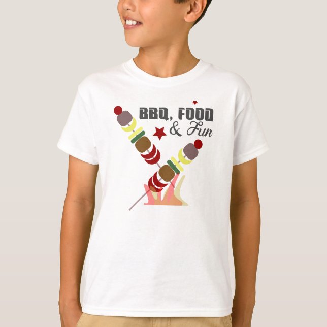 Dia dos Pais Churrasco Pai Avô Camiseta Kabobs com (Frente)