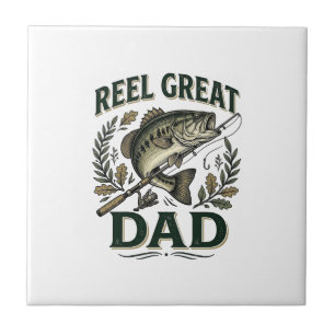 Dia dos Pais de Pesca Vintage Pai Muito Legal