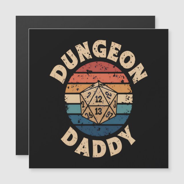Dia dos Pais Dungeon Daddy (Frente/Verso)