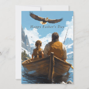 Dia dos Pais Pai e Filha Pescando