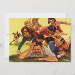 Dia dos Pais Vintage, Futebol Infantil e Cachorro 