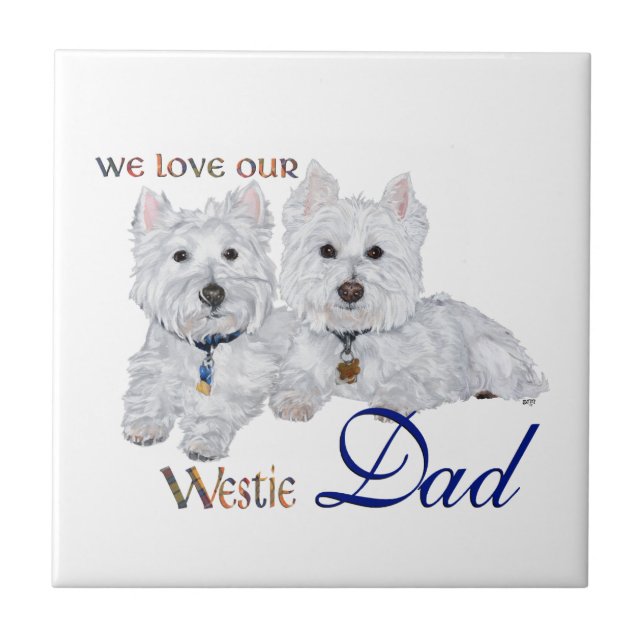 Dia dos Pais Westie (Frente)