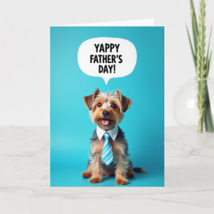 Dia dos Pais Yappy Cartão de Retrato