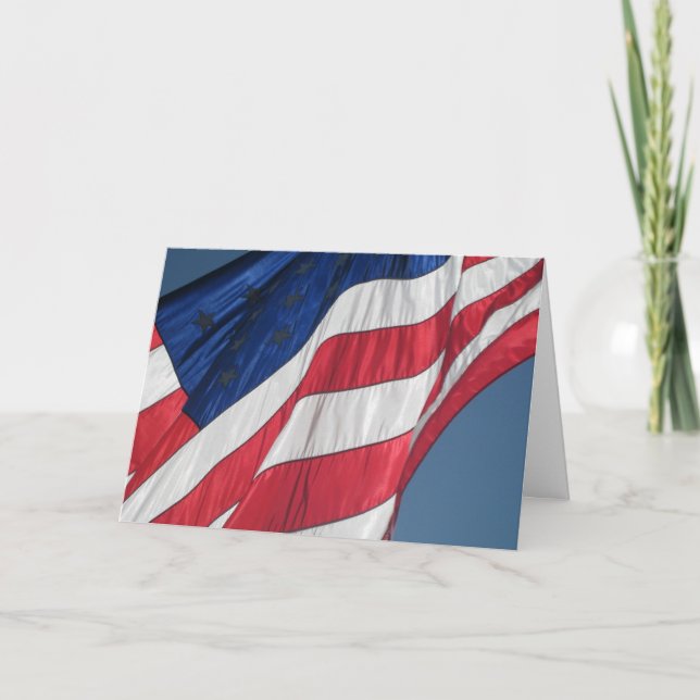 Dia dos Veteranos, Obrigado - Cartão de Saudação M (Frente)