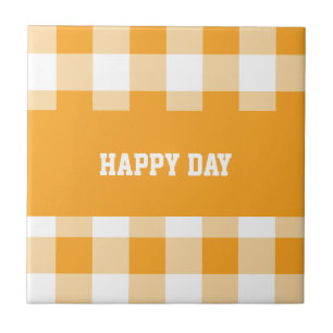 Dia Feliz do Padrão Gingham