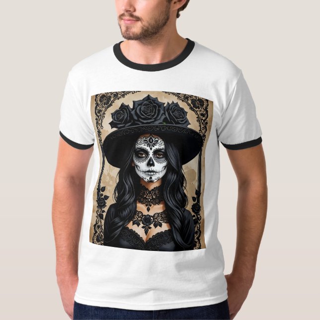 Dia Gótico da Camisa do Caveira Morta (Frente)