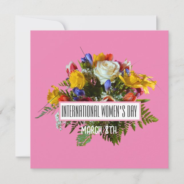 DIA INTERNACIONAL DA MULHER 8 DE MARÇO (Frente)