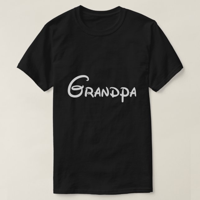 Dia Mais Mágico Camiseta do Avô (Frente do Design)