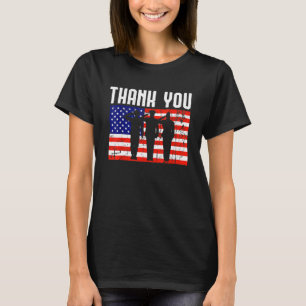 Dia Memorial Vestígios Vestígios Camisa Obrigado V