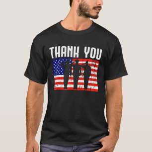 Dia Memorial Vestígios Vestígios Camisa Obrigado V