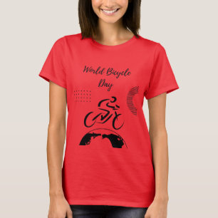 Dia Mundial da Bicicleta - Camisa T Entusiasta de
