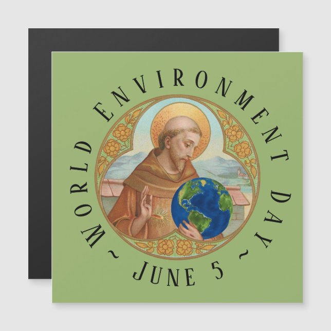 Dia Mundial do Ambiente e Rua Francisco de Assisi (Frente/Verso)