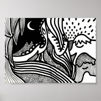 "DIA N NOITE" Poster