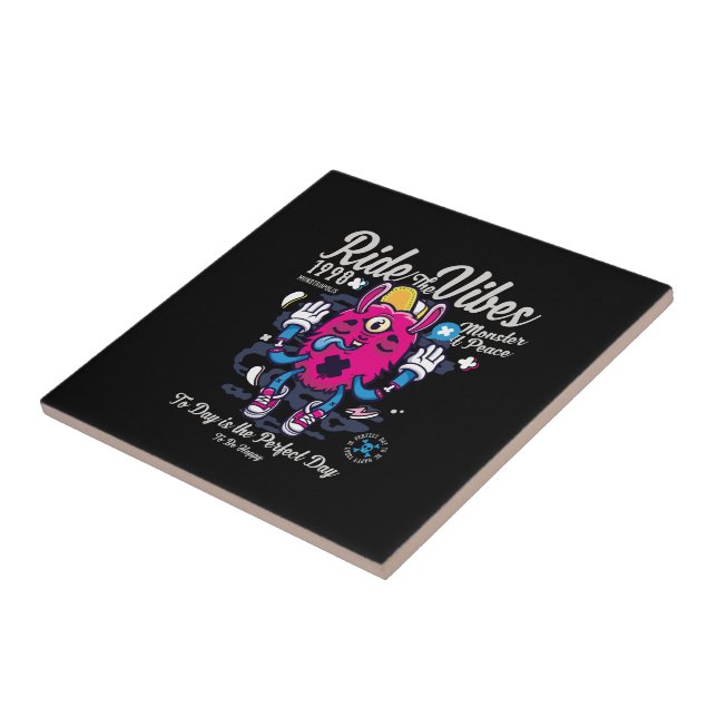 Dia perfeito para ser feliz | Monstro engraçado em (Lateral)