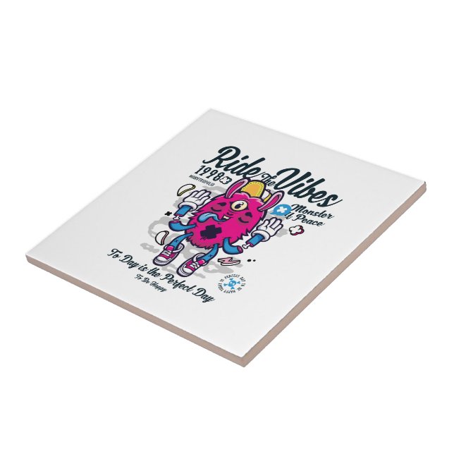 Dia perfeito para ser feliz | Monstro engraçado em (Lateral)