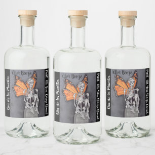 Dia Personalizado do Esqueleto de Halloween Morto