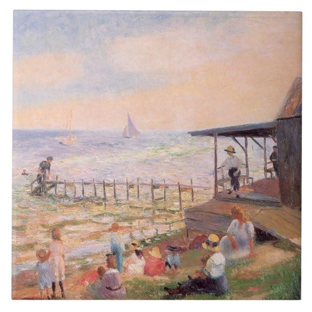 Dia quente na praia (Frente)