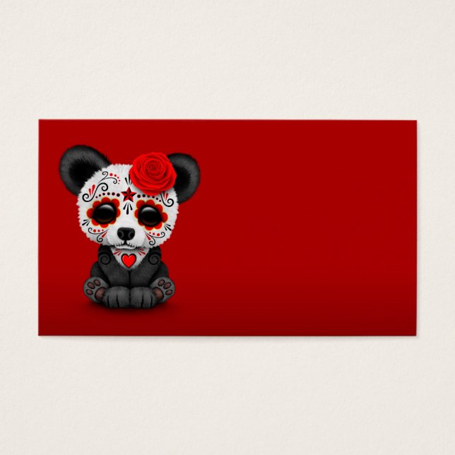 Dia Vermelho do Panda do Crânio do Açúcar Morto (Frente)