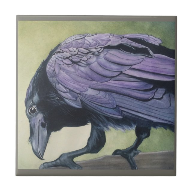 Diablo O Azulejo Cerâmico Raven em 2 tamanhos (Frente)