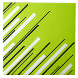 Diagonais - Verde limão