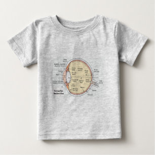 Diagrama Anatômico da Camisa do Bebê do Camisa T