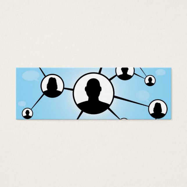 Diagrama de Amigos de Mídia Social (Frente)
