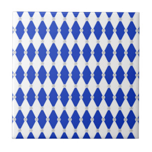 Diamante Azul Arlequim Formas Geométricas