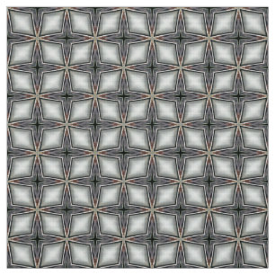 Diamante azulejo prateado padrão Tecido de ufolste