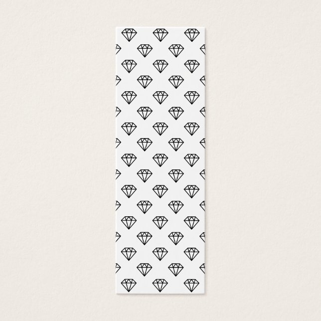 Diamante - preto no branco (Frente)