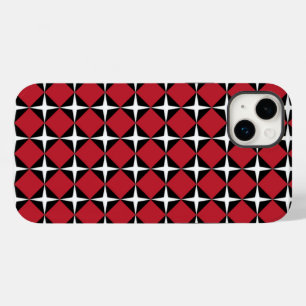Diamantes Estrela Vermelho Preto e Branco